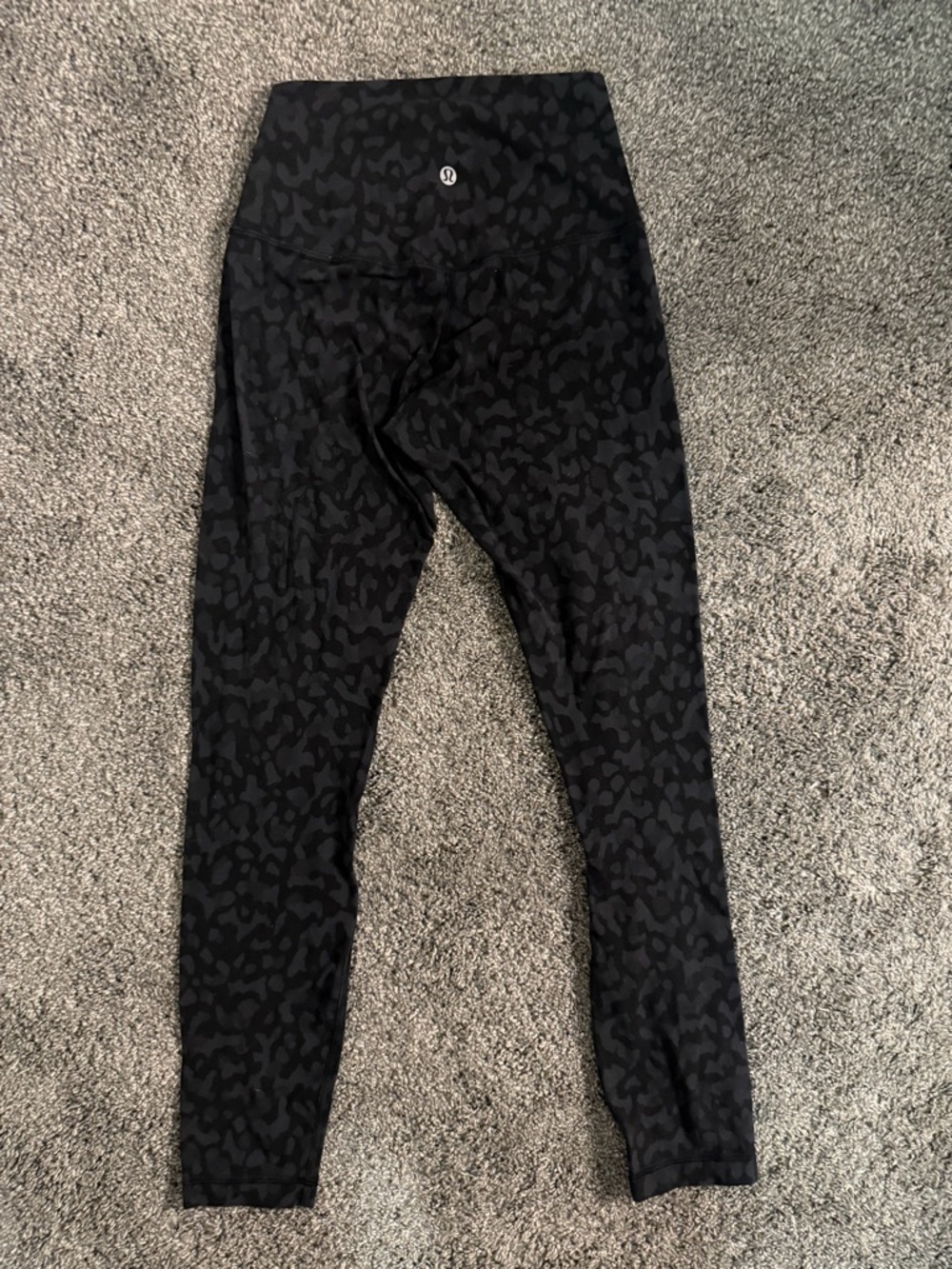 lululemon Black Subtle Print Leggings